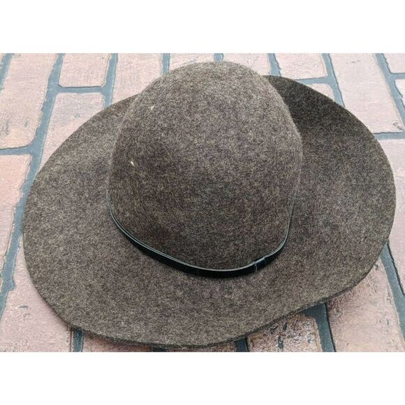 Nordstrom Heather Brown Wool Sunhat One Size NWT‎ - Picture 2 of 5